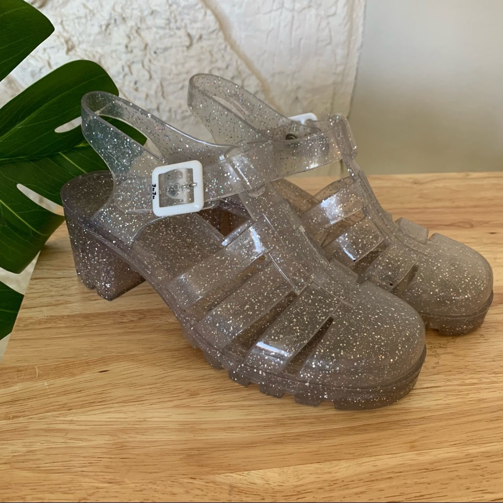 Juju glitter jelly shoes